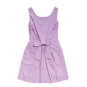 Kate Spade Women's Jillian Barbie Pink Seersucker Sleeveless Dress Size 2